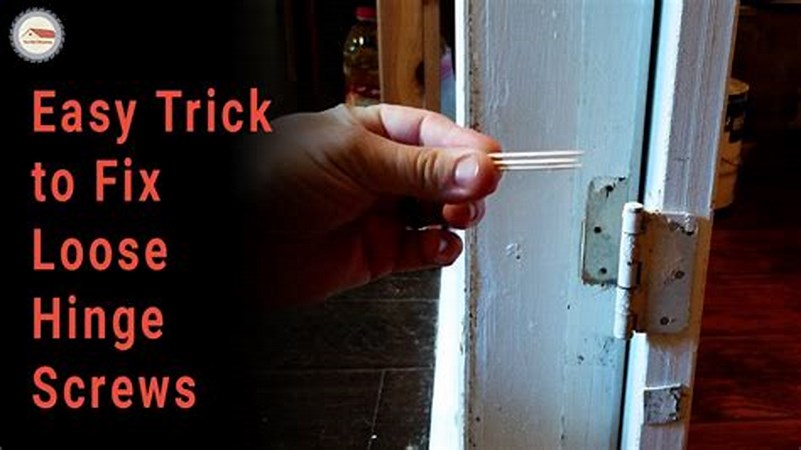 Pocket Door Loose Screws